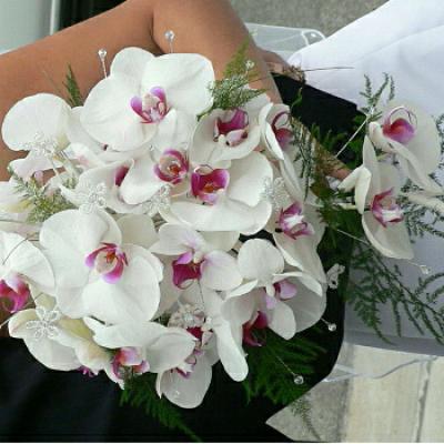 Bouquet Orchidee Bianche